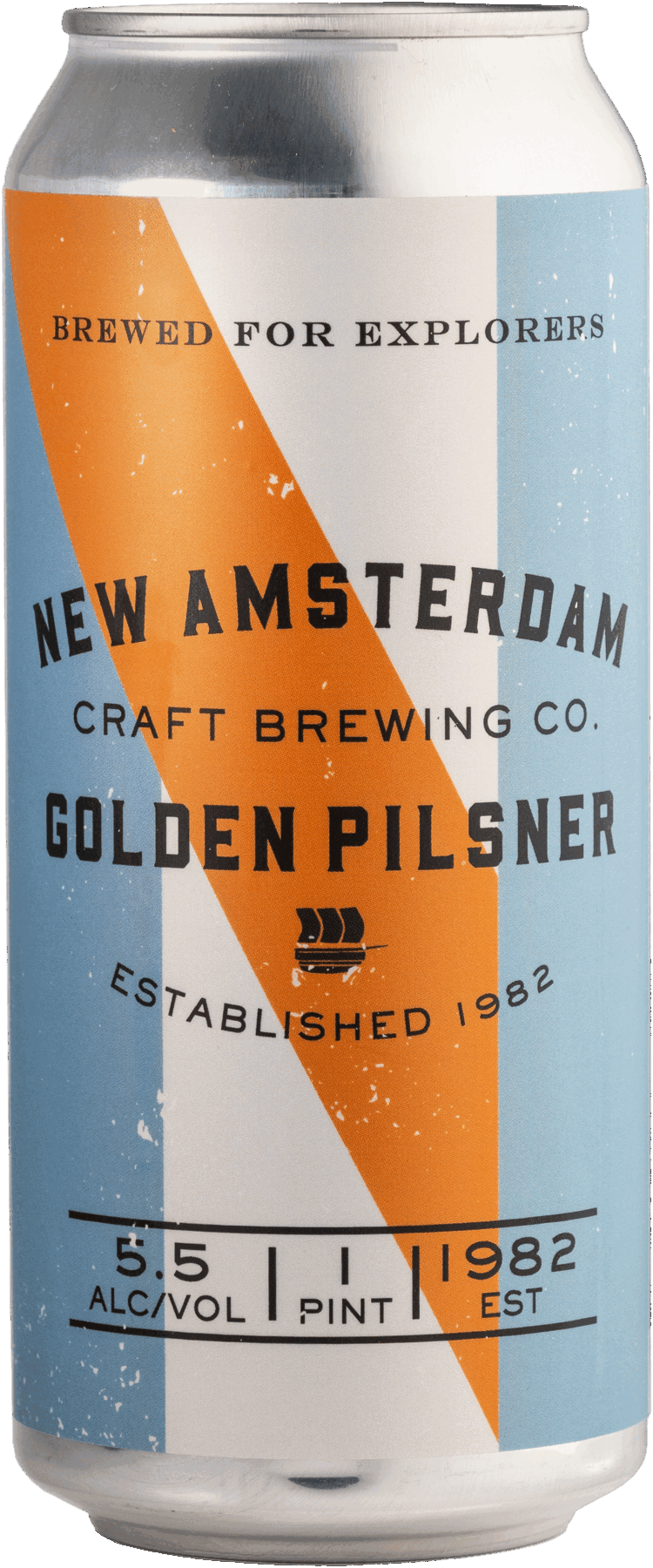New Amsterdam Golden Pilsner can